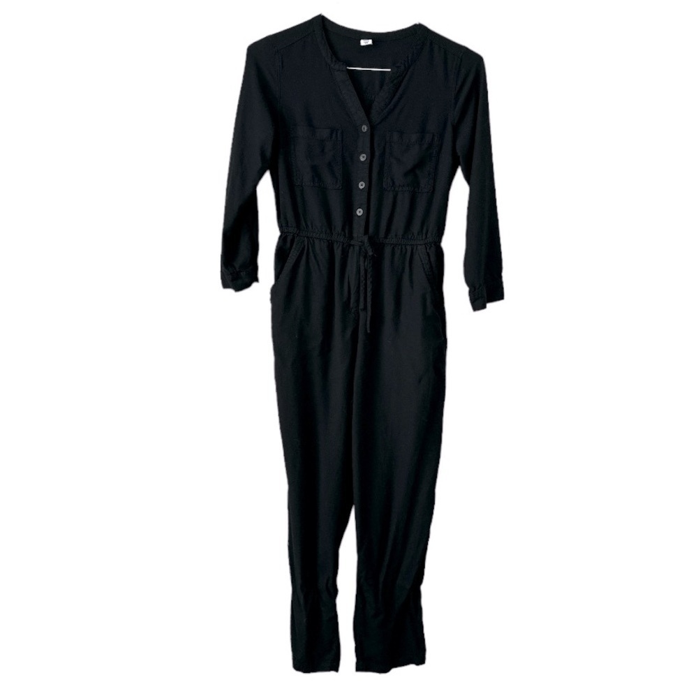 OLD NAVY Black Jumpsuit Size XS Petite - Picture 1 of 9